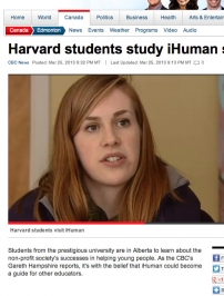 Harvard students study iHuman success stories