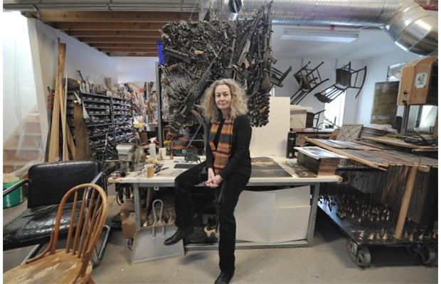 Studio Inside: Edmonton artist’s nest a birthplace for action