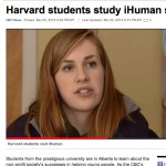 Harvard students study iHuman success stories